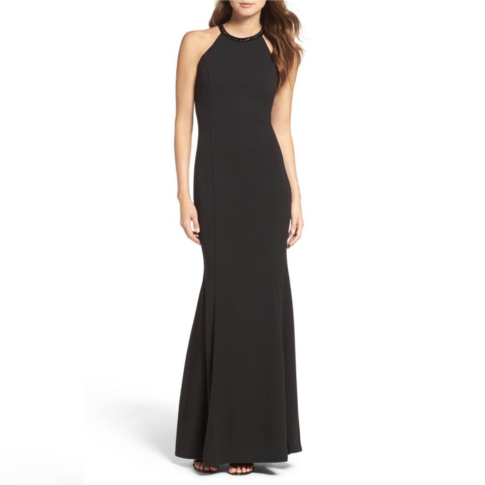 NWT Lulu's Bead Neck Mermaid Gown